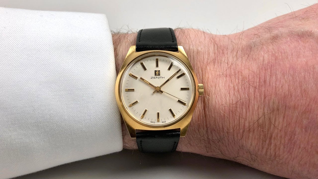 Zenith Surf Ref. 20 1540 360 circa 1975 | gold plated manually
