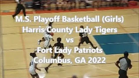 M.S. Championship Basketball Harris County vs Fort...