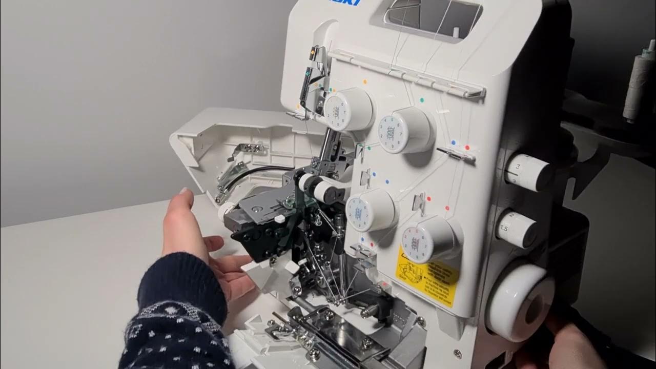 Мой первый оверлок. Обзор Juki MO 654 DEN. Juki VS Janome YouTube