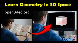 Learn Geometry in 3D Space #open3ded#Geometry #STEM #3Dlearning #MathEducation#mathtutorial screenshot 1