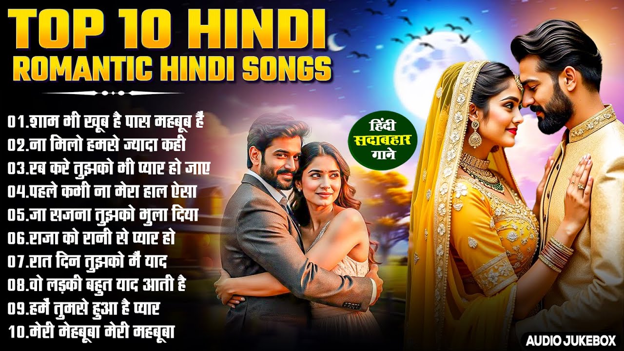 Top 10 Romantic Hindi Songs | Audio Jukebox | Bollywood Love Songs | Evergreen Melodies