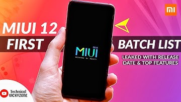 MIUI 12 First Batch Leaked With Top MIUI 12 Features, Release Date 🔥🔥🔥
