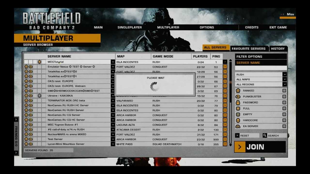 Скачать сервер battlefield bad company 2