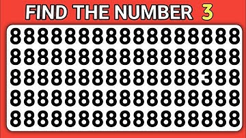 FIND THE ODD ONE OUT | NUMBER AND LETTER EDITION | TEST YOUR VISUAL SKILLS
