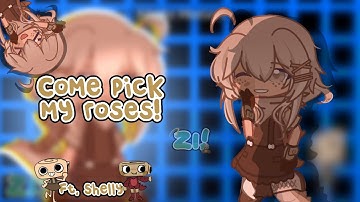 「 Come Pick My Roses !! 」 🌹🐢 「 Ft. Shelly 」 🌹🐢 「 Dandy’s World x Gacha ￼￼￼」