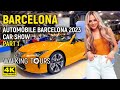 4K Barcelona (Spain) «Automobile Barcelona 2023» Car Show Walking Tour • Part 1 • May 2023