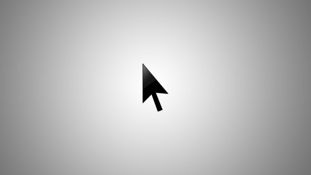 How To Get A Black Mouse Pointer In Windows 10 Youtube - roblox arrow cursor
