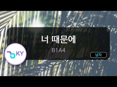 너 때문에 - B1A4 (KY.87287) / KY KARAOKE