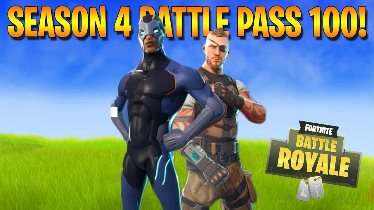 FORTNITE - SEASON 4 LEVEL 100 BATTLE PASS SKINS & GAMEPLAY ... - 1280 x 720 jpeg 130kB