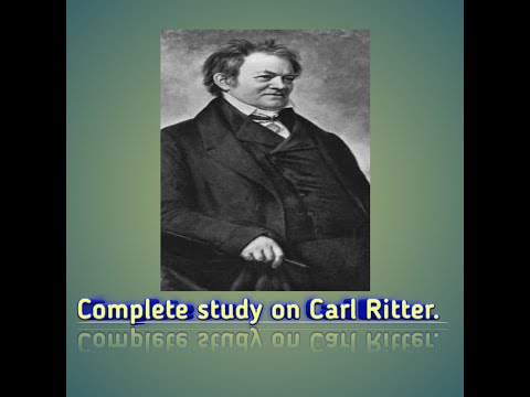 Carl Ritter a legendary German geographer.( कार्ल रिटर्)