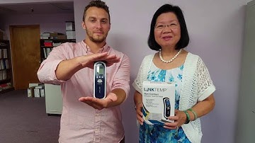 How to use an Infrared Thermometer - Demonstration of Linktemp Non-Contact with CWI Medical