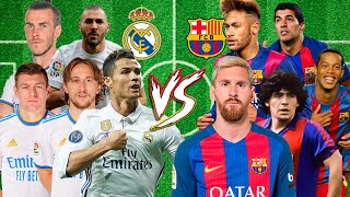 RM Legends VS BRC Legends (Messi - Ronaldo - Neymar) | FOOTBALL BATTLE