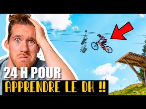 LEARNING DOWNHILL MTB IN 24H WITH ZERO EXPERIENCE! OUCH!!!