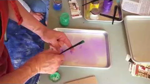 Dan's Marbling Morning
