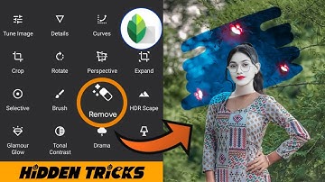 Snapseed Dark Blue Tune Effect Photo Editing | Snapseed Background Colour Change Tutorial