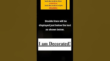CSS text-decoration-style Property #shorts #short #youtubeshorts