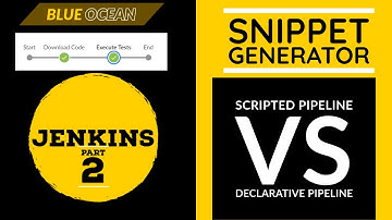 Jenkins Declarative Pipeline | Scripted Pipeline | Blue Ocean | Snippet Generator | DevOps