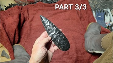 2288 - Part 3/3 - Tutorial - Obsidian Challenge #flintknapping 
