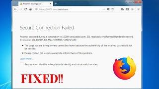 fix secure connection failed error code se_c_error_ocsp invaild signing cert in mozile firefox