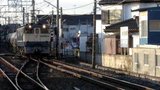 8179レ　EF65－2121[新]牽引　白岡通過