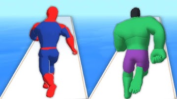 MASHUP HERO vs SUPERHERO PICK - Max Level / All levels Gameplay ( android / ios )