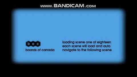 Boards of Canada Website Game Intro