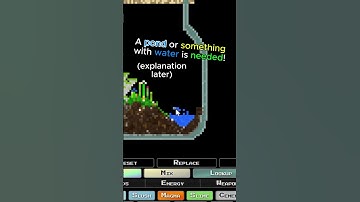 🌲🧬WORKING TERRARIUM in SANDBOXELS! #sandboxels #shorts