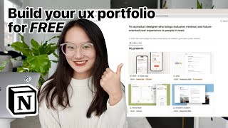 How to Build a UX Design Portfolio Website with Notion for FREE [Step-by-Step Tutorial] by Aliena Cai 115,813 views 1 year ago 16 minutes