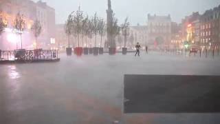 Orages   Lille sous le déluge