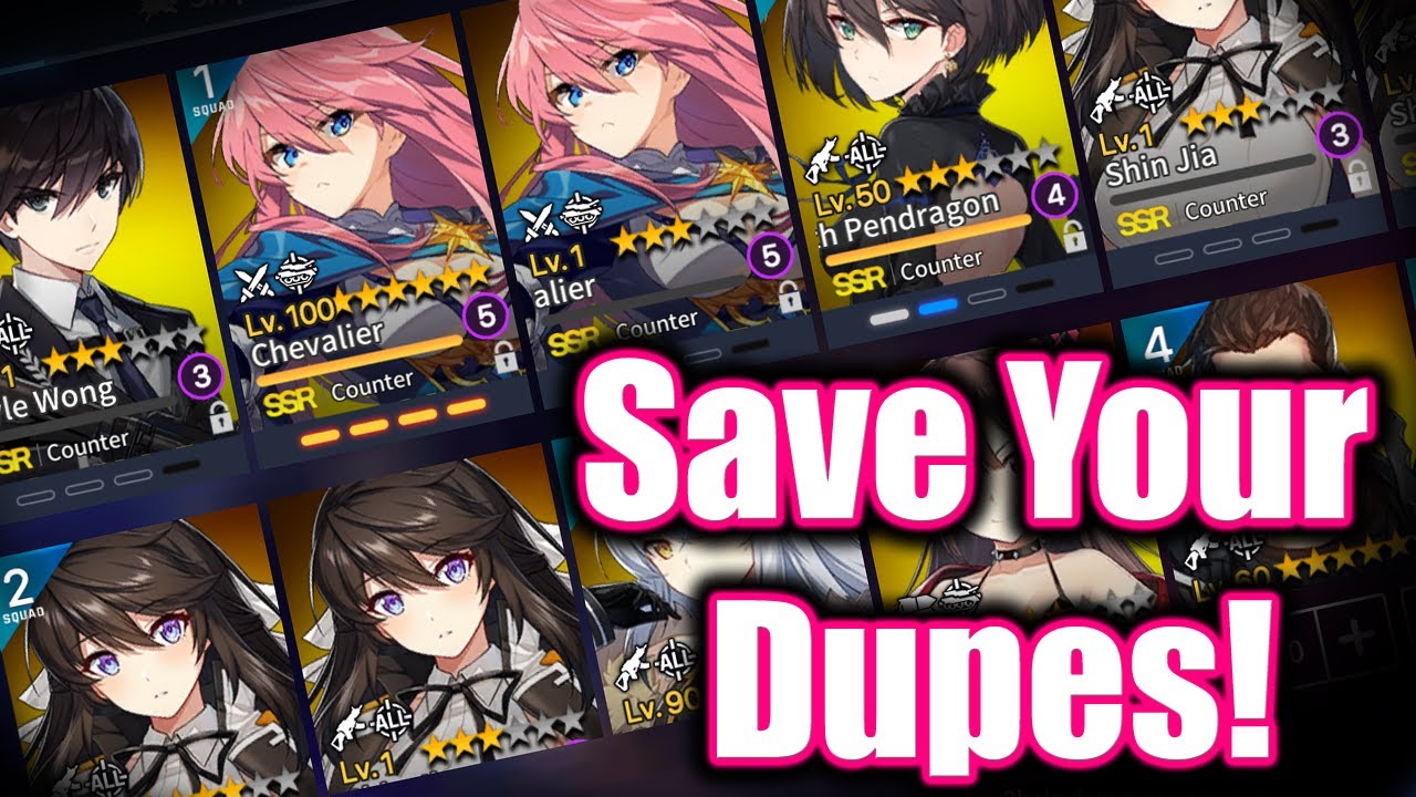 (Counter:Side) Limit Breaking Units and Why You Should Save Dupes of Characters!