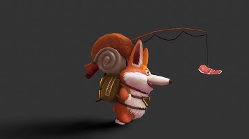 Corgi Traveller Walk Cycle