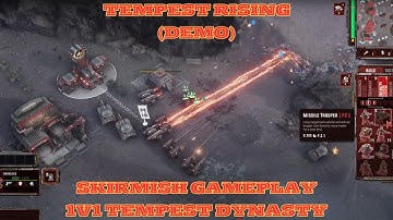 Tempest Rising Best Demo Gameplay 1V1 Tempest Dynasty Skirmish PC 2025
