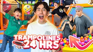 PASAMOS UN DIA en un PARQUE DE TRAMPOLINES 😱🔥 | Leo Study