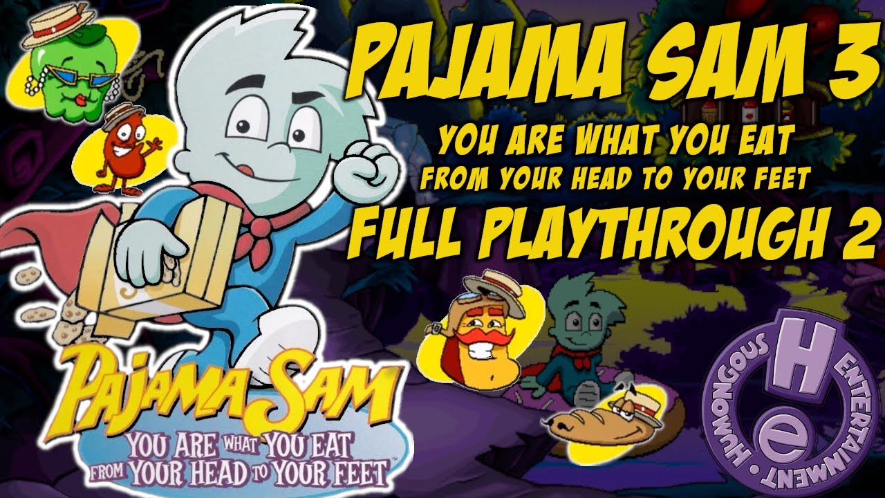 Pajama Sam 3: You Are What You Eat from Your Head to Your Feet | Full Game Walkthrough 2
