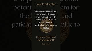 Patience is Key in Investing