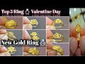 Letest 1&amp;Garam Gold Ring💍For Valentine's Day 💝 Special #ring #gold #jewellery #viral #gold jewellery