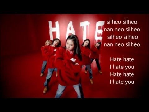 4minute- Hate lyrics [Rom, Eng]