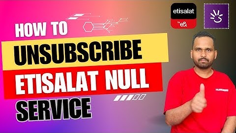 How to unsubscribe null service Etisalat Five sim in Dubai | How to remove third party service UAE