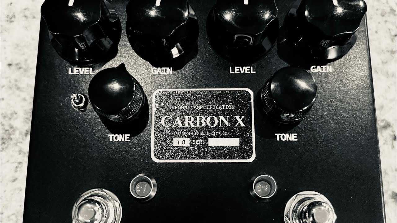 Browne Amplification Carbon X - 3 Minute Pedal Demo - YouTube