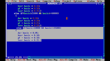 To calculate employee net salary ,Tutorial for C Language in Hindi-Part 22