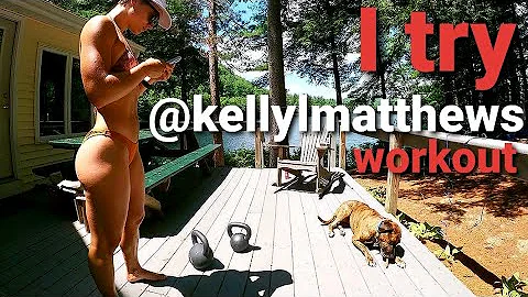I tried @kellylmatthews full body kettlebell worko...