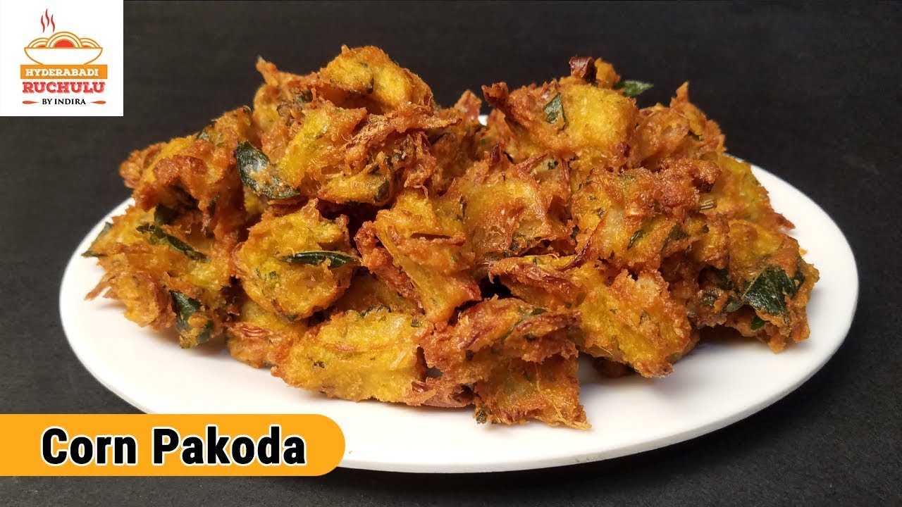 Corn Pakoda | Mokkajonna Pakodi | Pakodi in Telugu Telangana Style Recipe in Telugu | Hyderabadi Ruchulu
