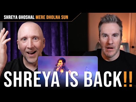 Reaction to Shreya Ghoshal's ENCHANTING Live Performance of Mere Dholna Sun!