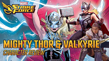 Mighty Thor and Valkyrie | New Character Review - MARVEL Strike Force