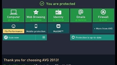 AVG Internet Security 2013 Full Version