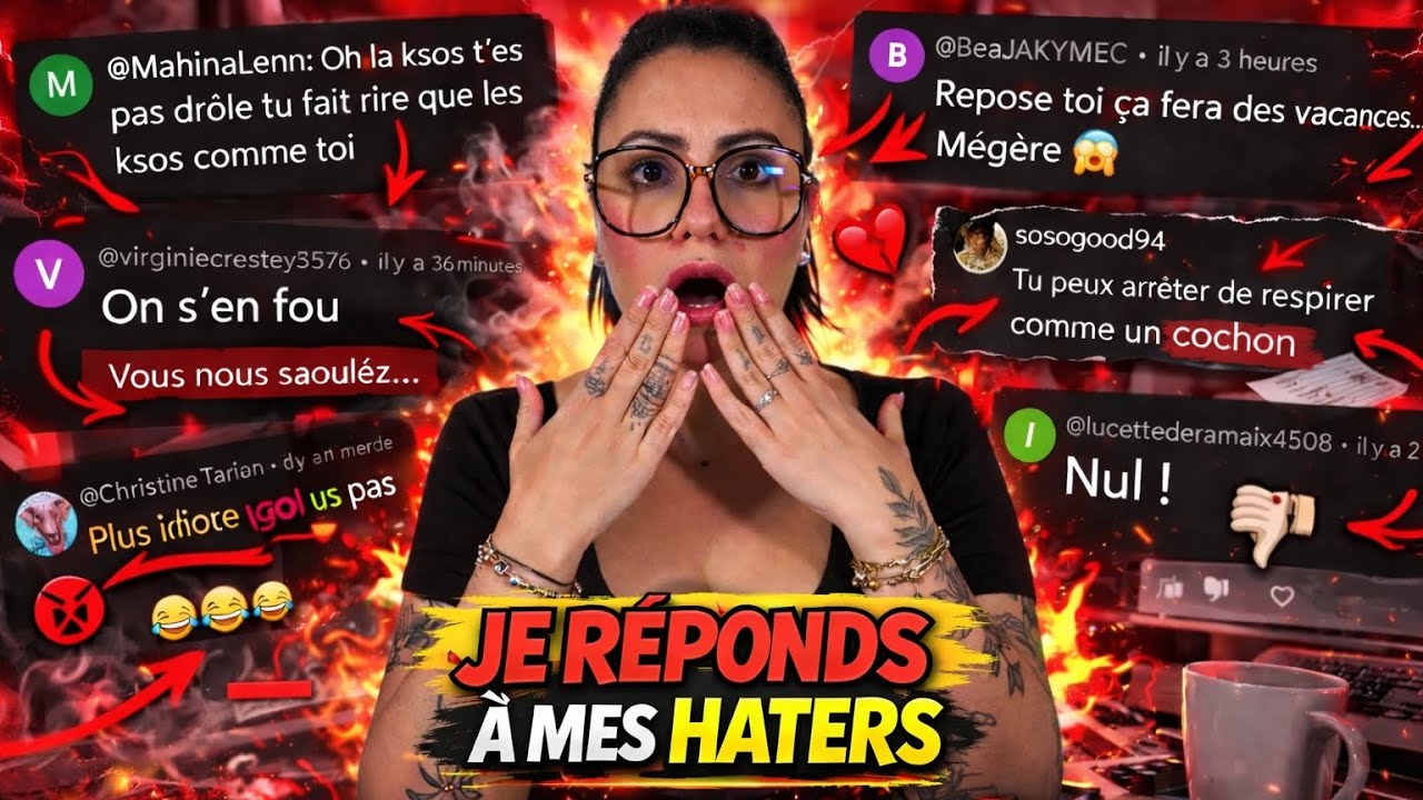 JE RÉPONDS À MES PIRES HATERS… (ils ont dépassé les limites)