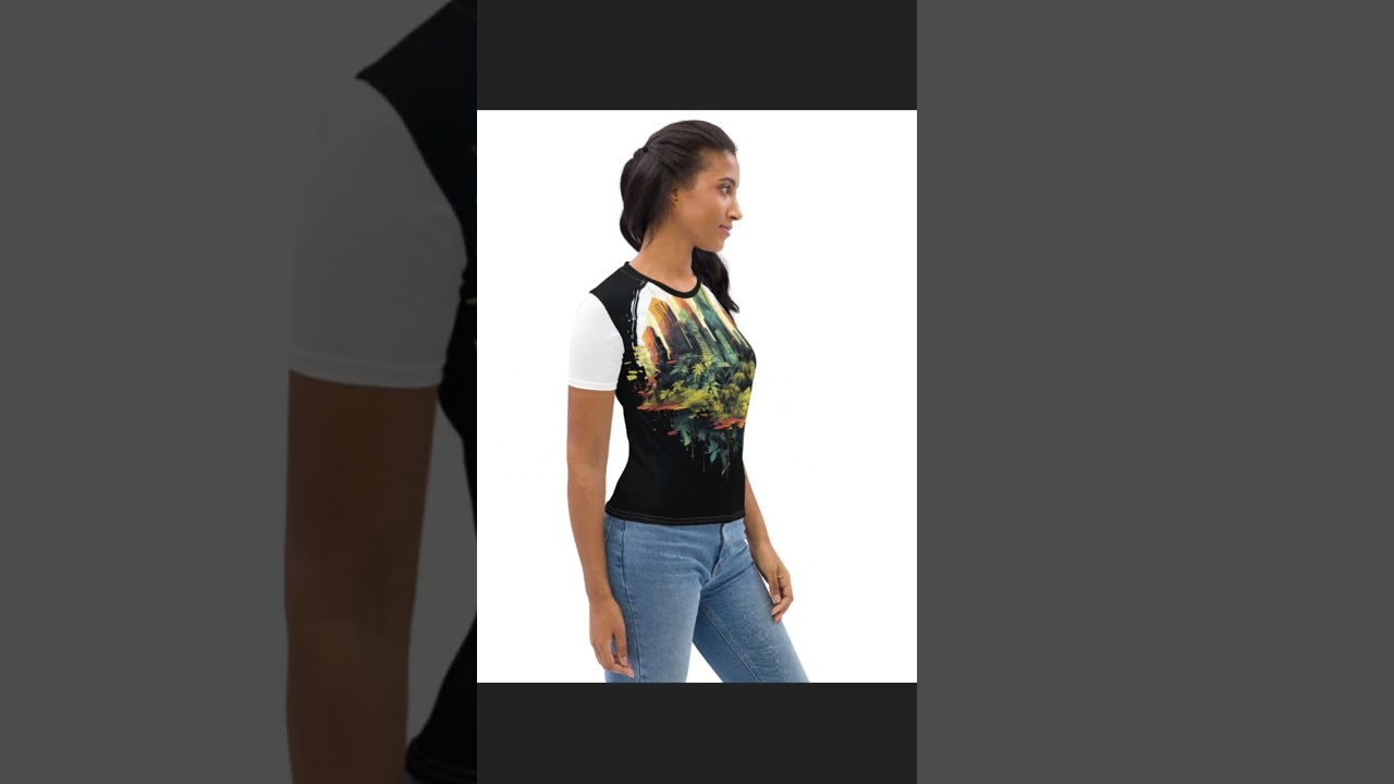 Edgy Urban Fusion: Unleash Style with our Jungle Tee! 🖤🌆