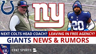NY Giants Rumors: Colts Hiring Wink Martindale? + Re-Sign Julian Love In NFL Free Agency?