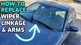 (2003-2012) Saab 9-3 Wiper Linkage & Arm Replacement