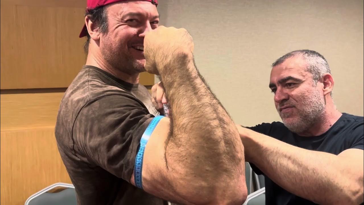 Devon Larratt arm size - YouTube